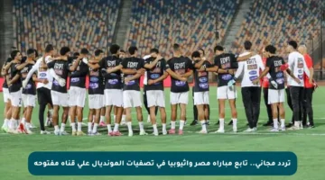 تردد مجاني.. تابع مباراة مصر وإثيوبيا في تصفيات المونديال على قناة مفتوحة